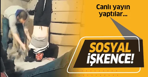Kırıkkale'de şoke eden görüntüler! İşkenceyi sosyal medyadan canlı yayınladılar