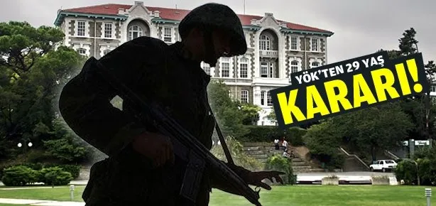 YÖK’ten 29 yaş kararı!