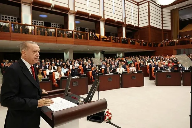 Başkan Erdoğan'dan TBMM'nin yeni yasama yılı açılışında önemli açıklamalar-16