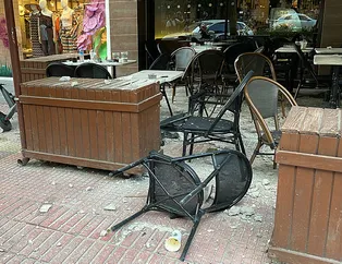 Görünmez kaza! Kafede otururken hastanelik oldular