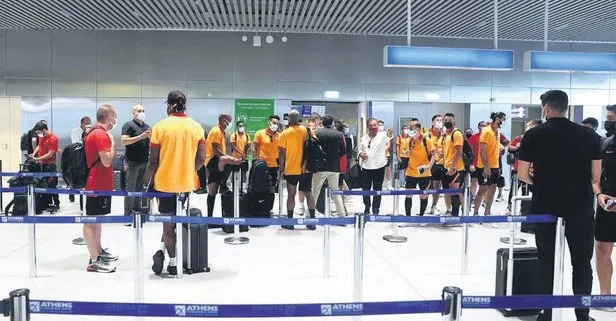 Yunanistan’ın başkenti Atina’ya giden Galatasaray’a havalimanında küstahça tavır sergilendi