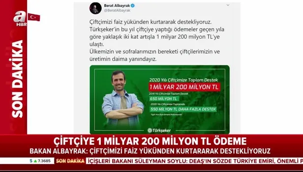 Hazine ve Maliye Bakanı Berat Albayrak: GSYİH oranımız dünya ülkelerine kıyasla iyi bir sonuç verdi