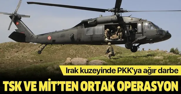 TSK ve MİT’ten ortak operasyon! 5 PKK’lı bölücü terörist hava harekâtı ile etkisiz hale getirildi.