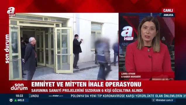 SON DAKİKA: MİT ve SSB'den ortak operasyon: İhaleleri yabancı şirketlere sızdıran 6 kişi gözaltına alındı