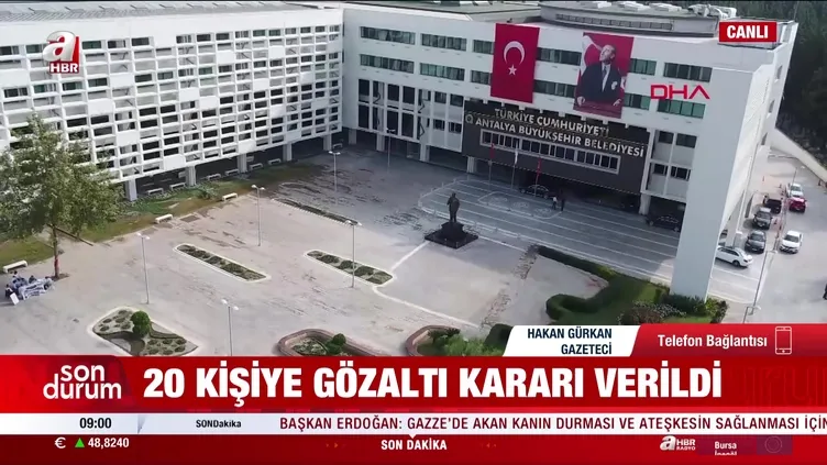 Antalya Belediyesi’ne hafriyat soruşturması