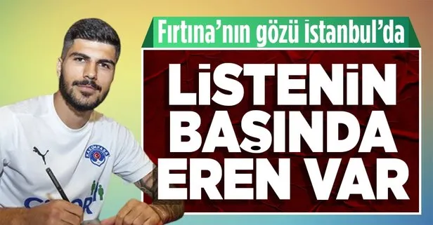 Yerli sol bek arayan Trabzonspor gözünü İstanbul’a çevirdi: Liste başı Eren Elmalı