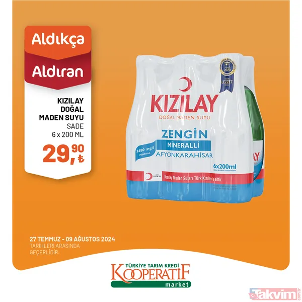 Tarım Kredi Market'te 60 üründe dev indirim! Katalogda yok yok! Taze Kaşar 249 TL, Siyah Zeytin 115 TL, Tuvalet Kağıdı 40'lı 209 TL... - 32