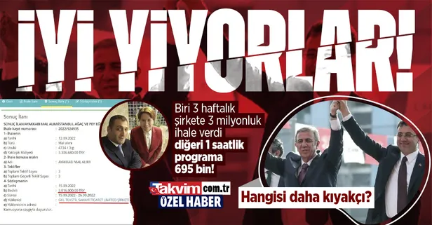 Tek yarışları 'adaylık' değil! Ekrem İmamoğlu ve Mansur Yavaş'tan ihale kıyağı!
