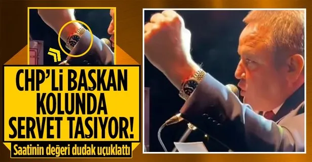 CHP’li Antalya Büyükşehir Belediye Başkanı Muhittin Böcek’in saatinin fiyatı dudak uçuklattı! Gönderim ücreti bile binlerce lira...