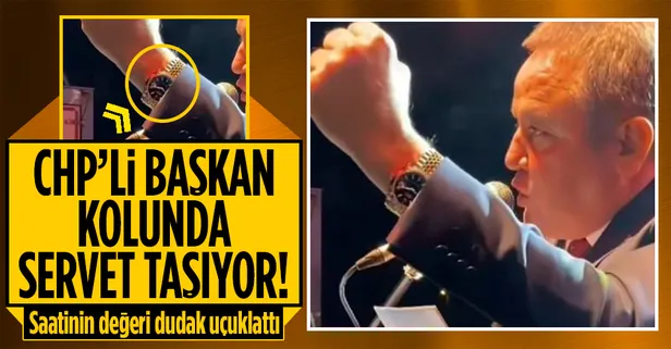 CHP'li Antalya Büyükşehir Belediye Başkanı Muhittin Böcek'in saatinin fiyatı dudak uçuklattı! Gönderim ücreti bile binlerce lira...