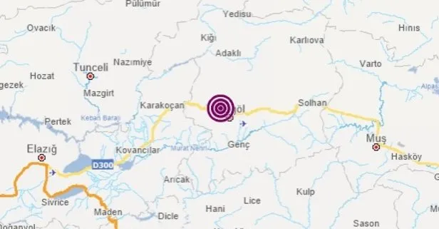 SON DEPREMLER: AFAD açıkladı: Bingöl’de korkutan deprem