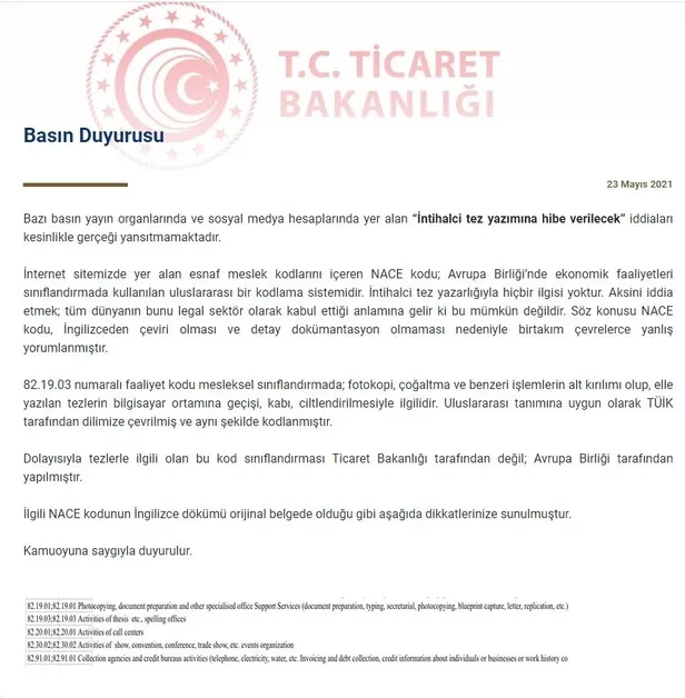 ticaret-bakanligindan-karar-gazetesinin-intihalci-tez-yazimina-hibe-verilecek-haberine-yalanlama-1621781619176.jpg Ticaret Bakanlığı'ndan Karar Gazetesi'nin 'İntihalci tez yazımına hibe verilecek' haberine yalanlama!-3