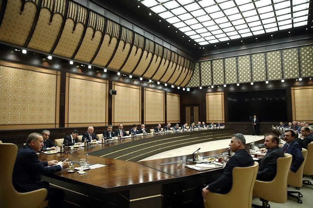Erdoğan Türkmen heyetini kabul etti-1