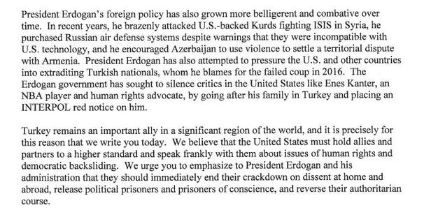 ABD'de 54 senatörden Biden'a skandal 'Türkiye' mektubu! Başkan Erdoğan'ı hedef aldılar-3