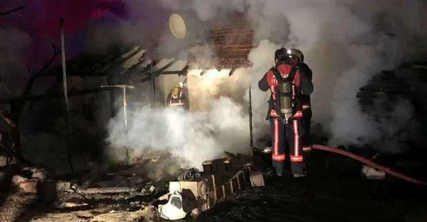 Ankara'da korkutan yangın! Son anda kurtarıldılar