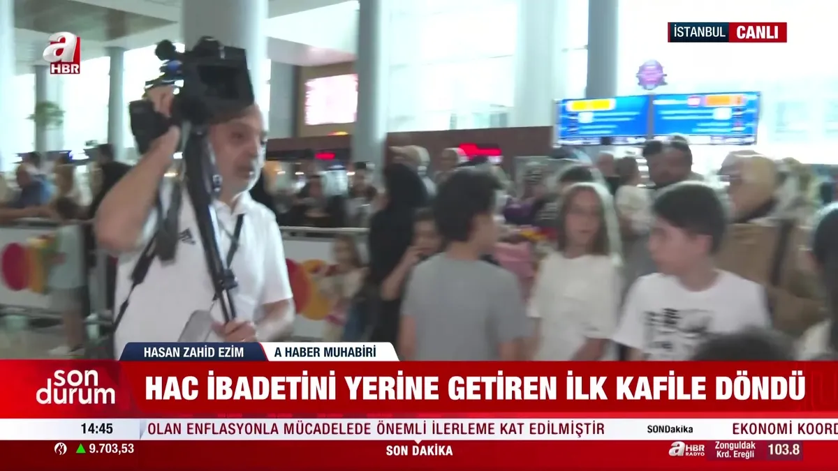 Hac’dan ilk kafile döndü