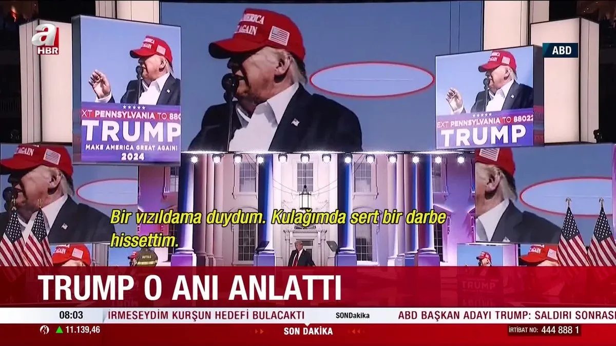 Trump'tan suikast girişimi sonrası ilk konuşma!