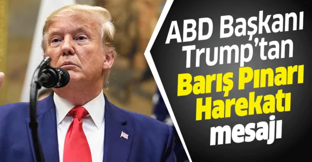 Trump’tan ’Barış Pınarı Harekatı’ açıklaması