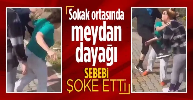 İzmir’de 2 kadına sokak ortasında meydan dayağı! Ağlayarak anlattı