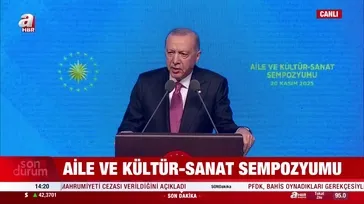 Başkan Erdoğan'dan erkeklere çocuk uyarısı!
