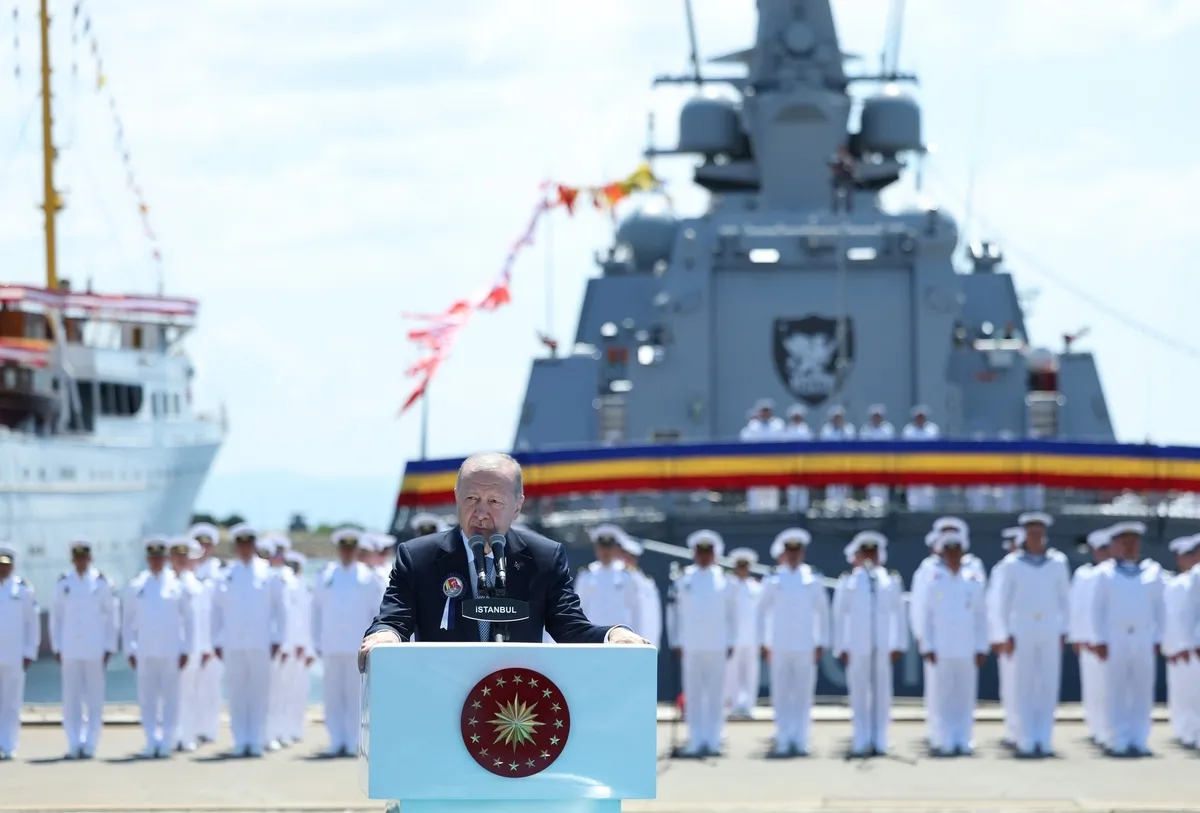 Başkan Erdoğan gemi teslimat töreninde açıkladı: "Bir ilki gerçekleştirdik"-5