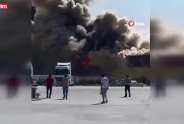 Arnavutköy'de yangın!