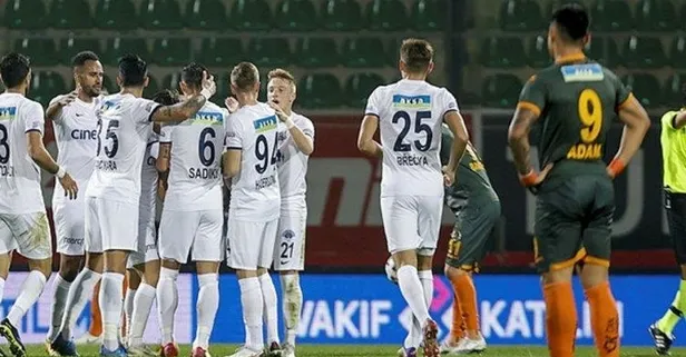 Kasımpaşa Alanya deplasmanında 3 puanla döndü