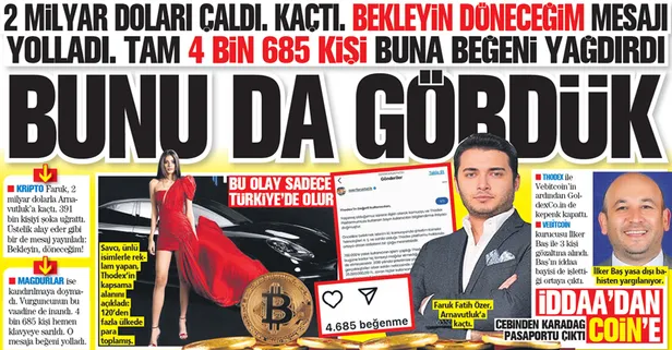 Türkiye kripto para şirketi THODEX'in vurgununa kilitlendi: Sistemde çok sayıda işadamı,siyasi ve bürokrat da var