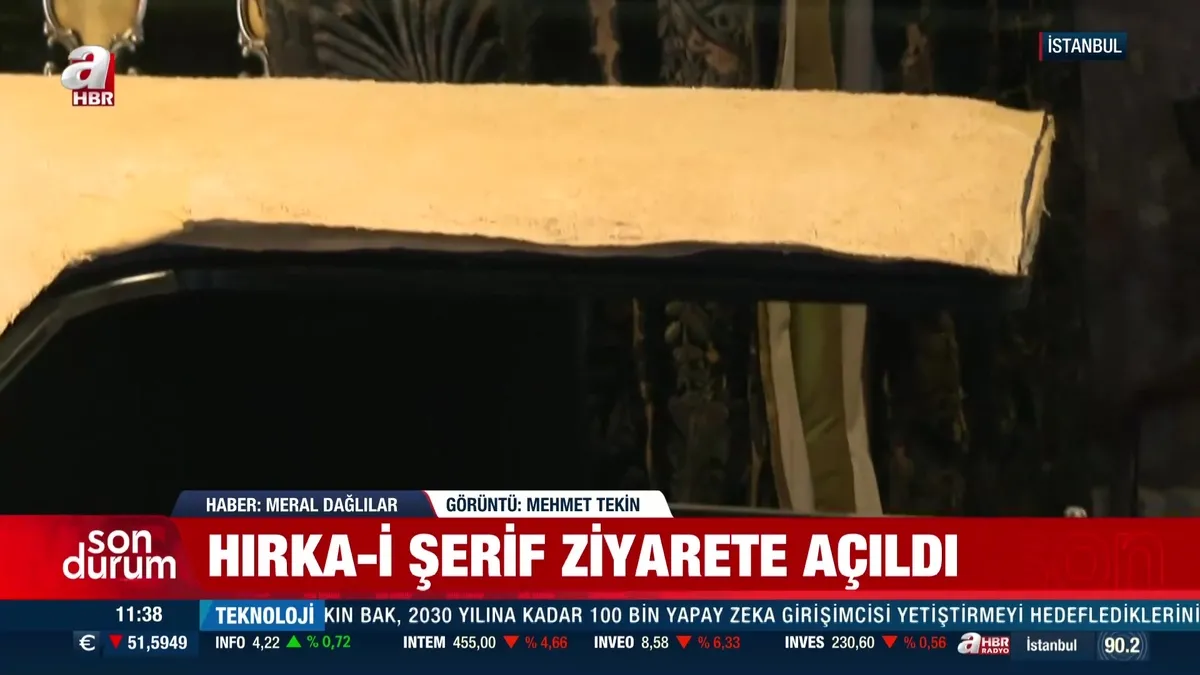 Hırka-i Şerif ziyarete açıldı