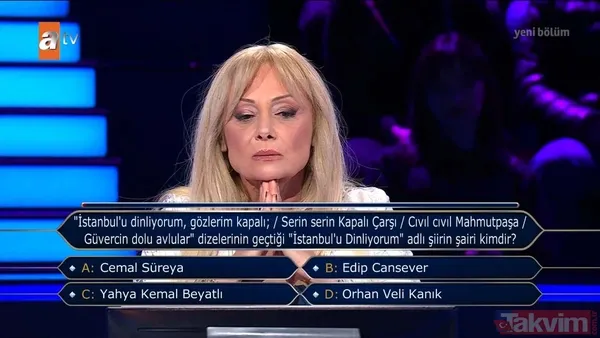 Kenan İmirzalıoğlu'nun sunduğu Kim Milyoner Olmak İster'de geceye damga vuran yarışmacı! Son kararım demedi yarışmaya veda etti - 21