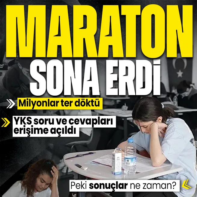 YKS oturumu sona erdi! Milyonlarca öğrenci ter döktü! YKS AYT-YDT sonuçları ne zaman açıklanacak? | Soru ve cevapları erişime açıldı