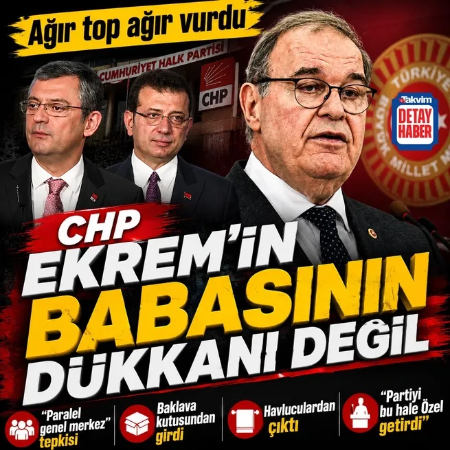 Faik Öztrak sert vurdu! Özgür Özele paralel genel merkez tepkisi: CHP Ekremin babasının dükkanı değil