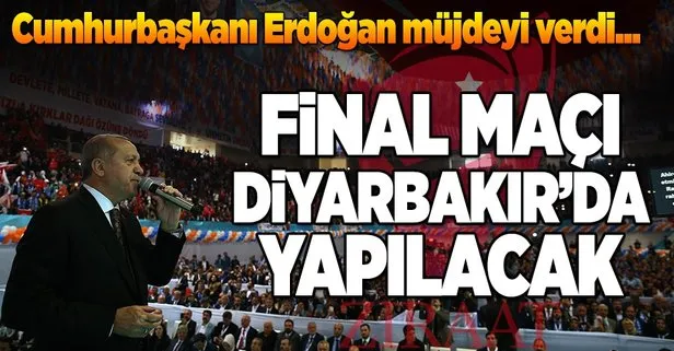 Cumhurbaşkanı Erdoğan’dan Diyarbakır’a müjde