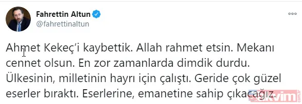 Ahmet Kekeç'in vefatının ardından başsağlığı dilekleri - 11