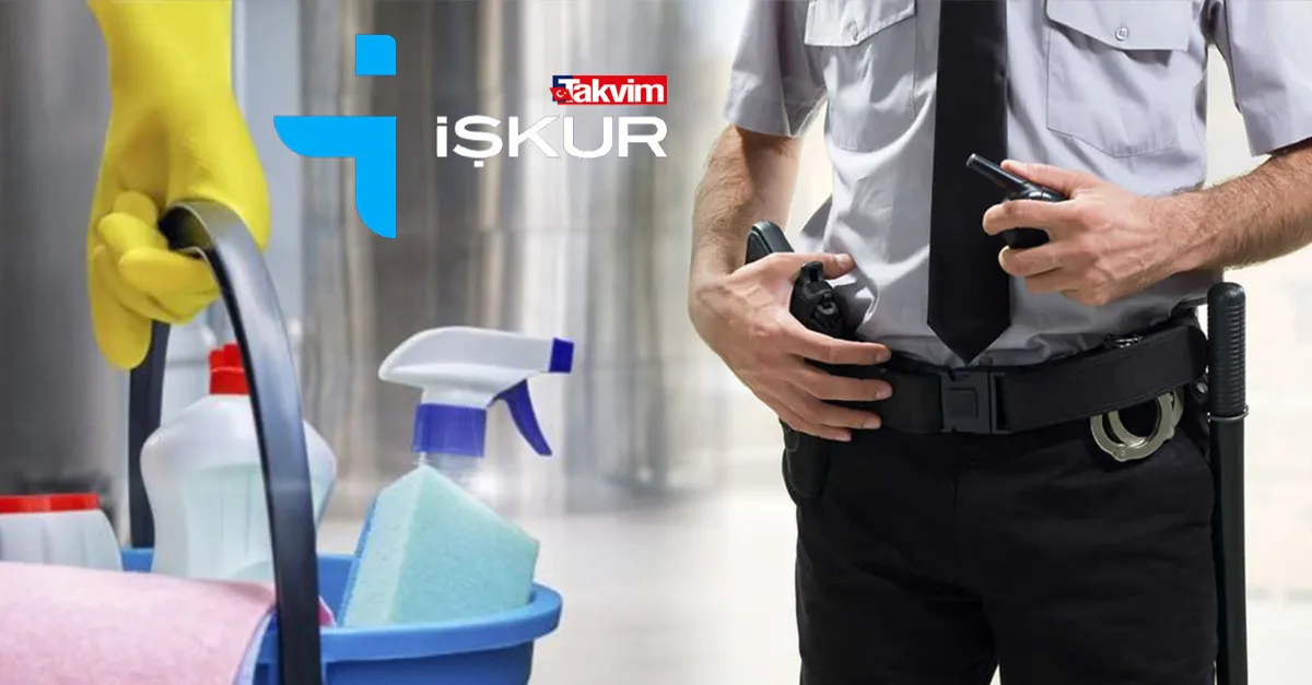 İŞKUR 1 aralık güncel iş ilanları! İlkokul ve lise mezunu 4. 645 temizlik personeli ve güvenlik görevlisi alınacak! Başvuru şartları belli oldu