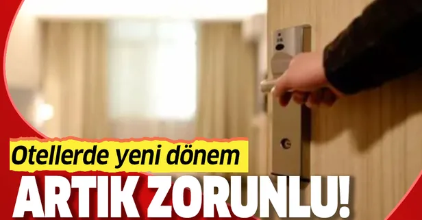 Son dakika: Otellerde yeni dönem! HES kodu zorunlu oldu