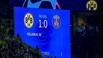 Şampiyonlar Ligi yarı final ilk maçında Borussia Dortmund, PSG’yi tek golle devirdi