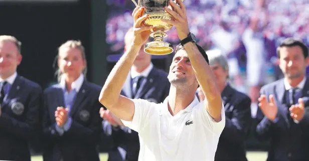 Wimbledon’da en büyük Novak Djokovic