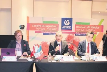 Türk ve Meksikalı gazeteciler Mexico City'de buluştu: Takvim Gazetesi Yayın Yönetmeni Ergün Diler açılış konuşması yaptı