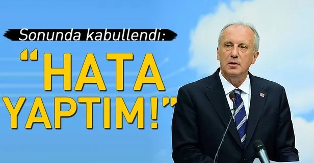 Muharrem İnce’den apolet itirafı