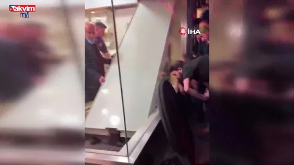 Kuyumcuda korkunç ölüm! Halatı kopan vitrin asansörü işçinin üzerine düştü: 1 ölü!