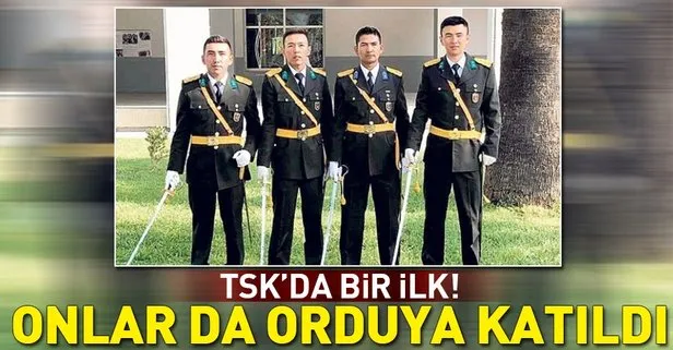 TSKda bir ilk! Onlar da orduya katıldı