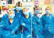 İngilterede koruyucu ekipman eksikliğinden dolayı çöp torbasıyla çalışan 3 hemşire coronavirüse yakalandı