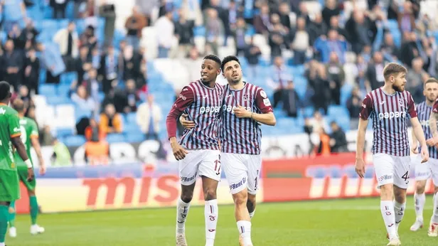 Trabzon ilki yaşıyor! Ligde üst üste 4. galibiyet
