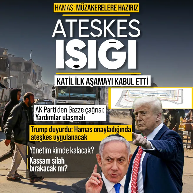 Donald Trumptan Gazze planı açıklaması: İsrail ilk çekilme hattını kabul etti