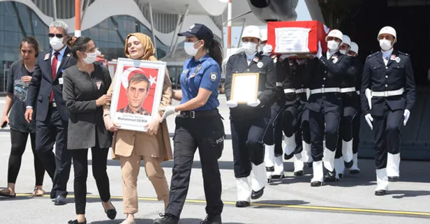 Siirt'te PKK ile çatışmada şehit düşen Özel Harekat polisi Muhammed Demir'in eşi yürekler dağladı: Ağlamayın o gülerek gitti...