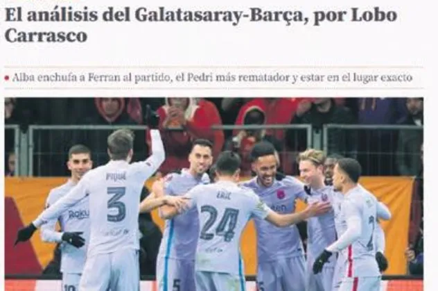 Dış basın Galatasaray-Barcelona maçına geniş yer verdi: “Barça cehennemde hayatta kaldı”