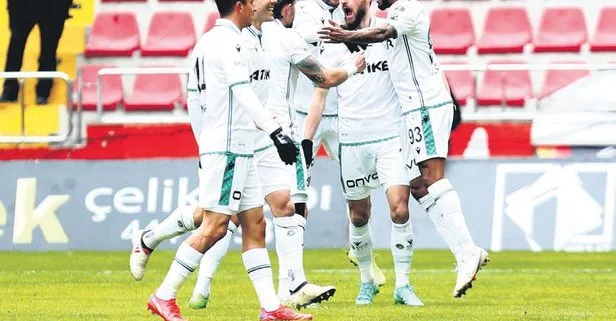Konyaspor, 2-0 geriye düştüğü maçta Kayseri’yi devirmeyi başardı