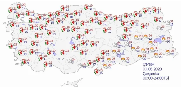 HAVA DURUMU | Meteoroloji tarih verdi! Yağışlı hava geri dönüyor-8