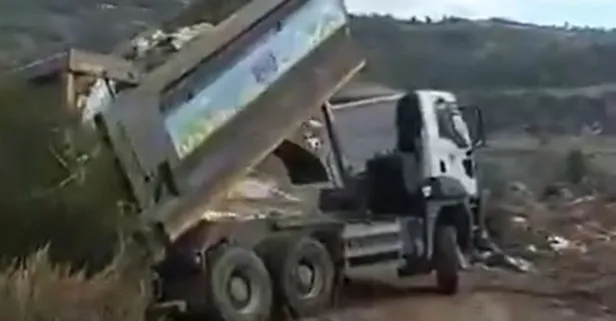 CHP'li Yenişehir Belediyesi'ne suçüstü: Ormanlık alana atık dökerken yakalandılar